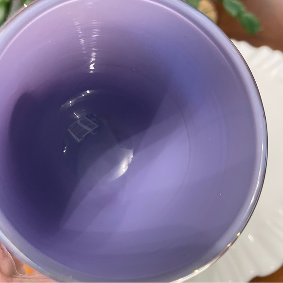 SOLD Glassybaby Purple Lavender Lilac Candle Votive Glass pre-triskelion - Picture 11 of 14